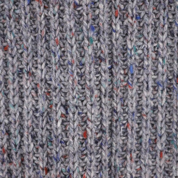 MALINMORE Men's Heavyweight Wool Double-breasted Cardigan Speckled Gray Size 42 - Picture 5 of 8